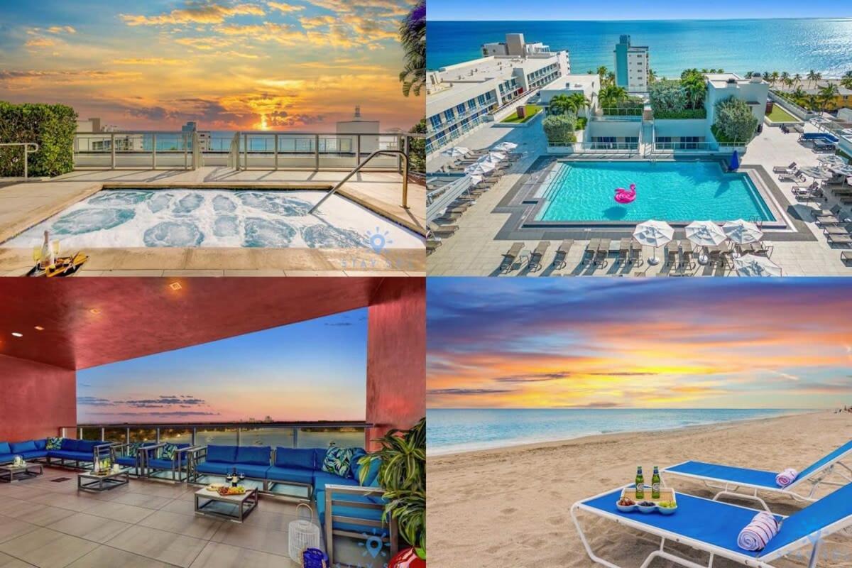 Hollywood Beach - Front Bay View - Amazing Pool Exterior foto